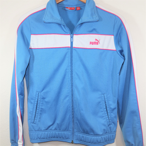 blue puma track jacket